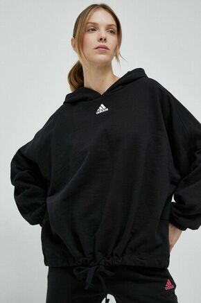ADIDAS SPORTSWEAR Sportska sweater majica 'DANCE' crna / bijela