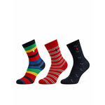 Set od 3 para dječjih visokih čarapa Polo Ralph Lauren 444945127001 Grey 020