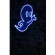 Ukrasna plastična LED rasvjeta, Casper The Friendly Ghost - Blue