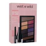 Wet n Wild Unlimited Eye Look Set paleta sjenila 10 g + puder za obrve Brunette 2,5 g