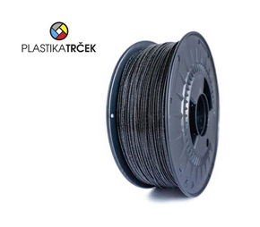 Plastika Trček PLA - 0.4 Kg - Glitter Crna