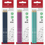 Faber-Castell: Grafitna olovka 1111 HB 3kom set u tri verzije