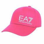Kapa za tenis EA7 Man Woven Baseball Hat - pink yarrow/white