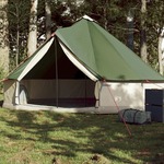 vidaXL Obiteljski šator tipi za 6 osoba zeleni vodootporni