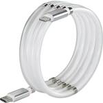 Renkforce USB kabel USB 2.0 USB-C™ utikač, Apple Lightning utikač 1.00 m bijela TO-6886779