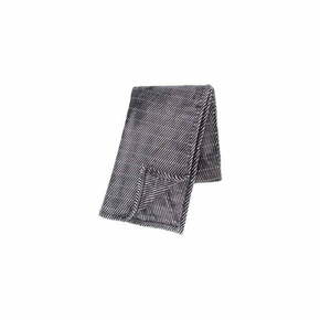Siva deka od mikro pliša Tiseco Home Studio Stripes