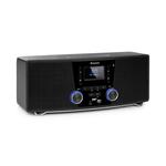 Auna Auna Stockton, mikro stereo sustav, max. 20W, DAB+, UKW, CD player, BT, OLED, crni