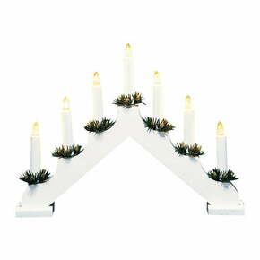Bijeli svjetlosni ukras s božićnim motivom Ola – Markslöjd