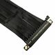 Ssupd Riser Flachband-Kabel - PCIe 4.0, 430mm, schwarz G89.PI4L43FR.00