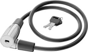 Basi ZR 300 kabelski lokot crna zaključavanje ključem