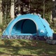 vidaXL Šator za kampiranje za 4 osobe plavi brzo otpuštanje