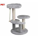 WEBHIDDENBRAND Pet Toys drvo za mačke i grebalica za mačke, 62x40x40 cm, 3 razine