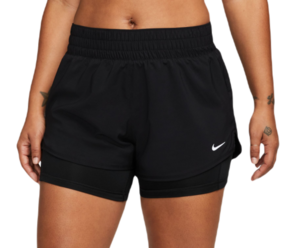 Ženske kratke hlače Nike Dri-Fit One 2-in-1 Shorts - black/reflective silver