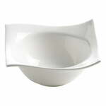 Bijela porculanska zdjela Maxwell &amp; Williams Motion, 14 x 14 cm