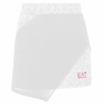 Ženska teniska suknja EA7 Woman Jersey Miniskirt - white python
