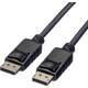 Roline DisplayPort priključni kabel DisplayPort utikač, DisplayPort utikač 1.50 m crna 11.04.5767 sa zaštitom DisplayPort kabel