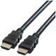 Roline HDMI priključni kabel HDMI A utikač 1.00 m crna 11.04.5571 sa zaštitom HDMI kabel