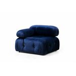 Sofa, Plava, Bubble L1 - Velvet Blue