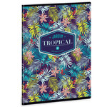 Ars Una: Tropical Lilly Flower bilježnica na kockice A/5