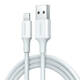 Kabel Lightning na USB UGREEN 2.4A US155, 0.5m (bijeli)