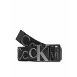 Muški remen Calvin Klein Jeans Monogram Slider Webbing Belt35Mm K50K511819 Black/Pinstripe Grey 01R
