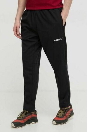 ADIDAS TERREX Sportske hlače crna / bijela