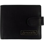 Meatfly Nathan Premium Leather Wallet Black Novčanik