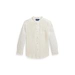 Polo Ralph Lauren košulja za djecu od lana bijela 322964592501