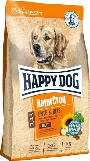 Happy Dog NaturCroq Adult Ente &amp; Reis - Patkom i Rižom 11 kg