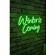 Ukrasna plastična LED rasvjeta, Winter is Coming - Green