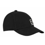 Kapa za tenis EA7 Man Woven Baseball Hat - black