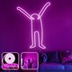 Opviq dekorativna zidna led svjetiljka, Partying - XL - Pink
