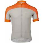 POC Essential Road Logo Jersey Dres Zink Orange/Granite Grey M