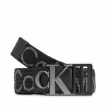 Muški remen Calvin Klein Jeans Monogram Slider Webbing Belt35Mm K50K511819 Crna