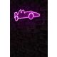Ukrasna plastična LED rasvjeta, Formula 1 Race Car - Pink
