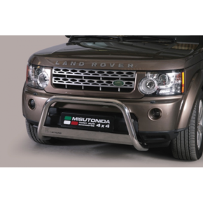 Misutonida Bull Bar Ø63mm inox srebrni za Land Rover Discovery 4 2012 s EU certifikatom