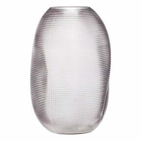 Siva staklena vaza Hübsch Glam