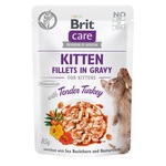 Brit Care Kitten Fillets in Gravy - Turkey 85 g