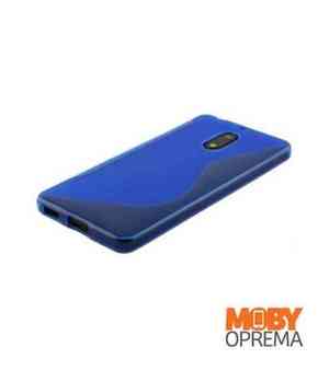 Nokia 6 plava silikonska maska