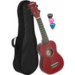 Cascha HH 3961 Soprano ukulele Red