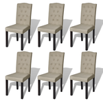 vidaXL Set od 6 antiknih stolica
