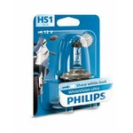 Philips WhiteVision Ultra Moto (12V) - do 60% više svjetla - do 35% bjelije (4200K)Philips WhiteVision Ultra Moto (12V) - up to 60% more light - up HS1-WVULM-1