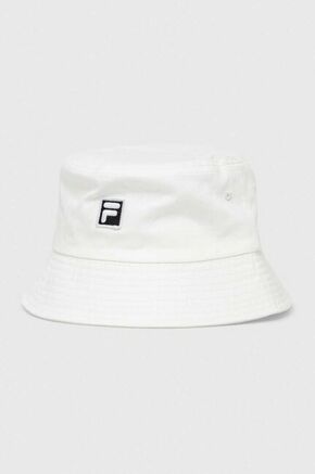 Pamučni šešir Fila boja: bijela
