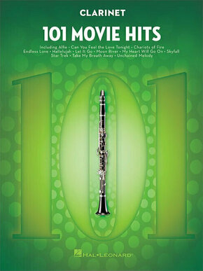Hal Leonard 101 Movie Hits For Clarinet Nota