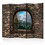 Paravan u 5 dijelova - Stony Window: Mountains II [Room Dividers] 225x172