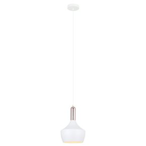 ITALUX MDM-3028/1 W+COP | Ophelia Italux visilice svjetiljka 1x E27 bijelo