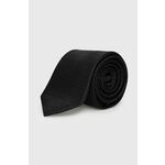 Kravata od svile Michael Kors boja: crna - crna. Kravata iz kolekcije Michael Kors. Model izrađen od svilene tkanine s uzorkom.