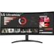 LG UltraWide 34WR50QC-B monitor, IPS/VA, 34", 21:9, 2560x1080/3440x1440, 100Hz, HDMI, Display port