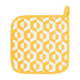 Set od 2 žuta pamučna držača za lonac Tiseco Home Studio Hexagon