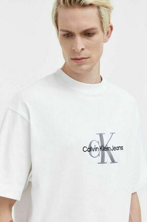 Calvin Klein Jeans Majica 'Archival' tamo siva / crna / bijela